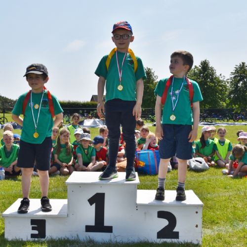 Junior Sports Day - Flat Race Prize Giving