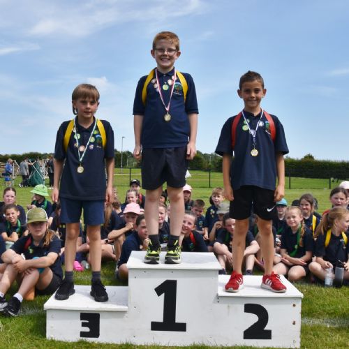Senior Sports Day - Flat Race Prize Giving