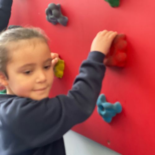 Enjoying the Outdoor Play Area