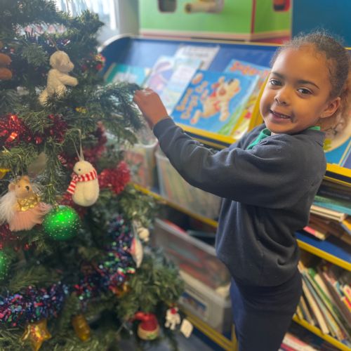 Decorating Our Tree