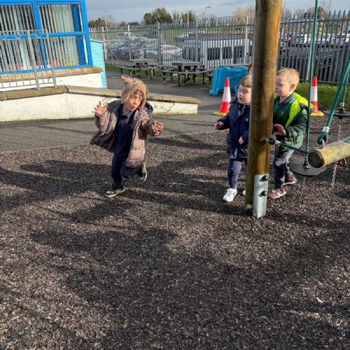 Working out on the Outdoor Equipment
