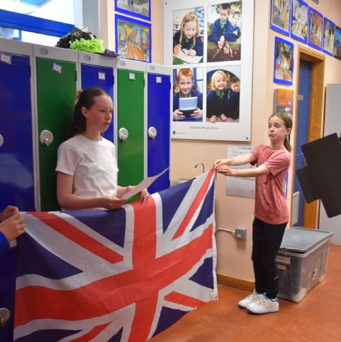 Yr7 Shoot their VE Day 80 Video