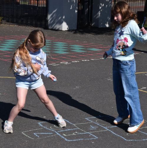 Old Time Games in Yr4 on VE Day 80