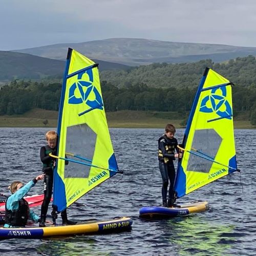 Day 2 Windsurfing at Loch Insh