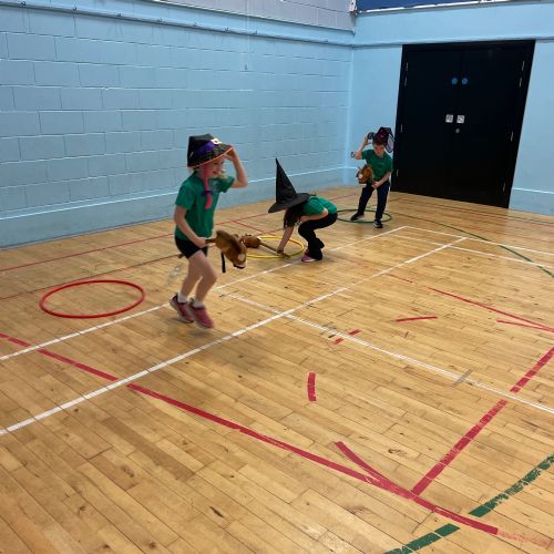 Halloween Relay Races