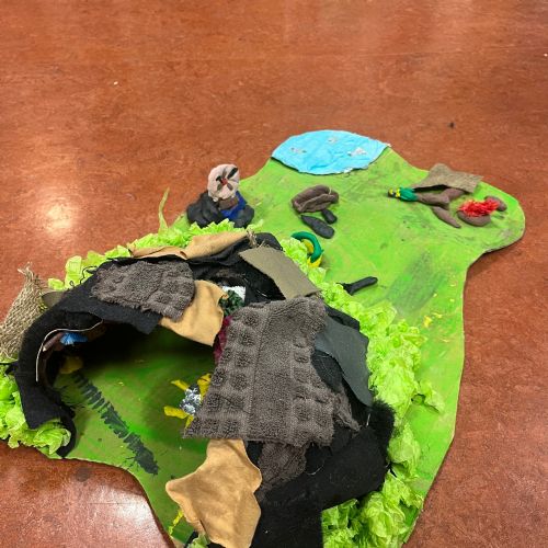 Mesolithic Hut Models