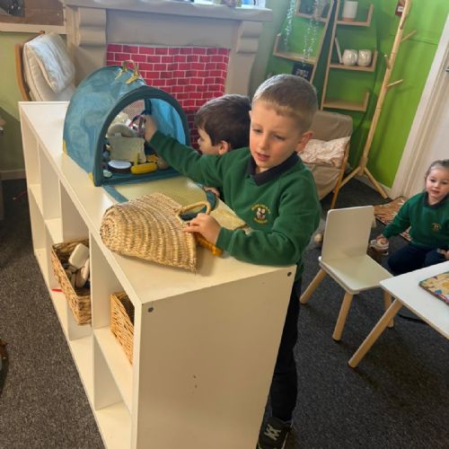 Busy, Busy, Busy in Nursery