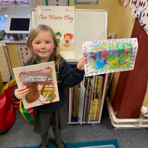 January Colouring Winner