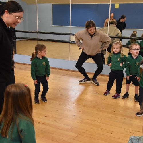Nursery's First Highland Dance Lesson