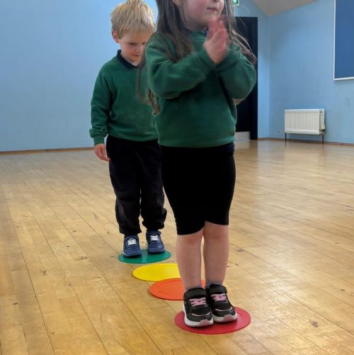 Highland Dance Week 2 in Nursery