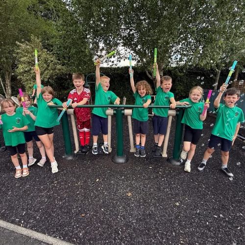 Winners from our House races on sports day.